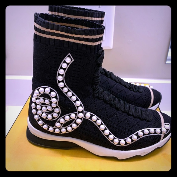 fendi lycra trainers